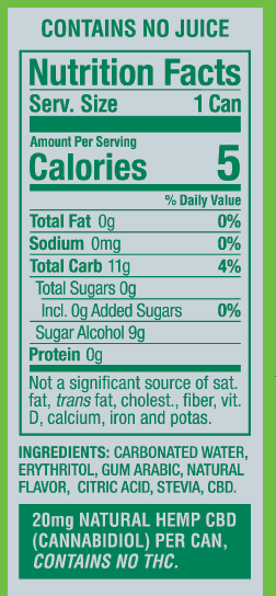 Melon Zero Sugar CBD 24-Pack